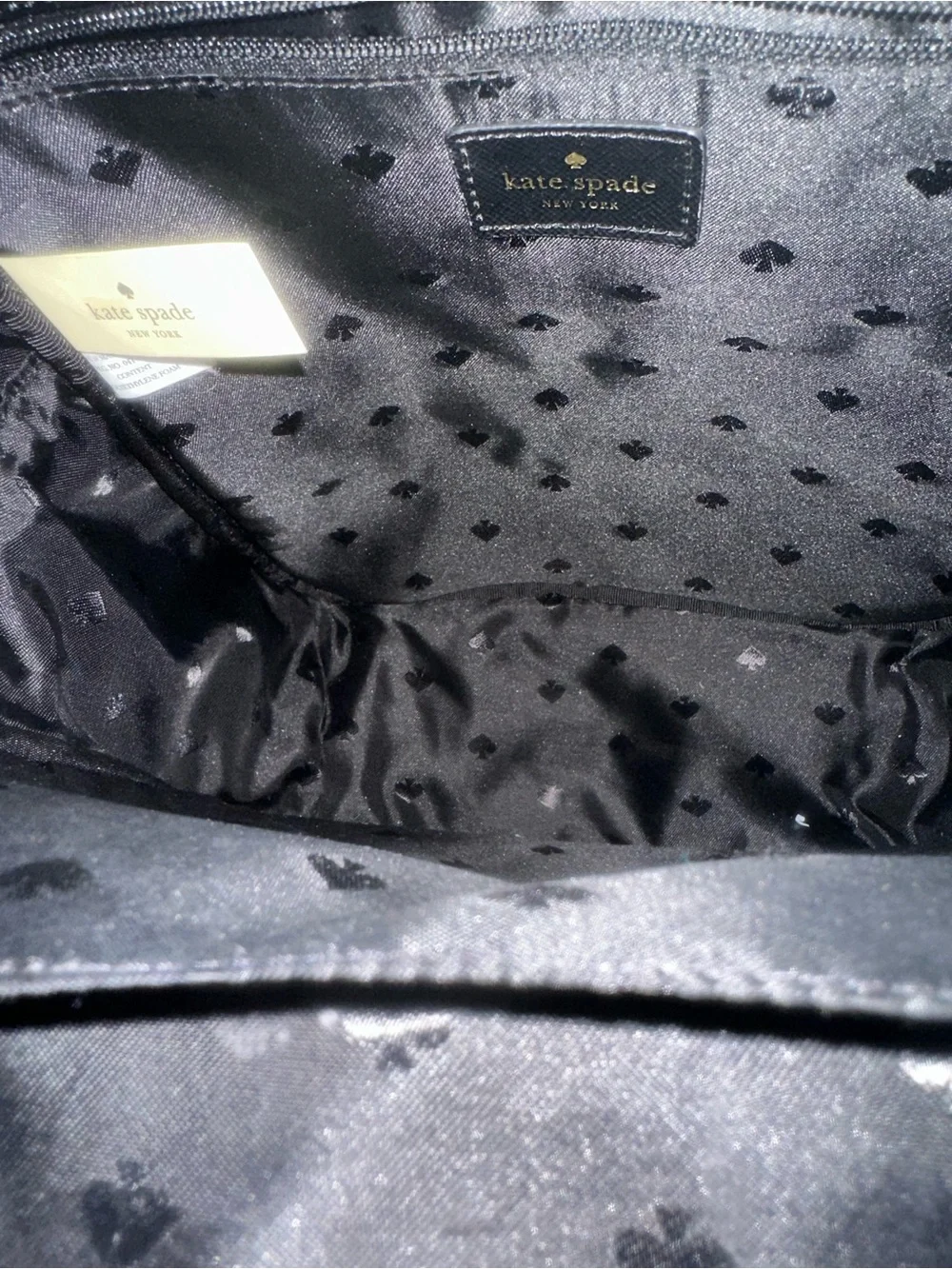kate spade Black Floral Wilson Road Botanical Small Bradley Backpack